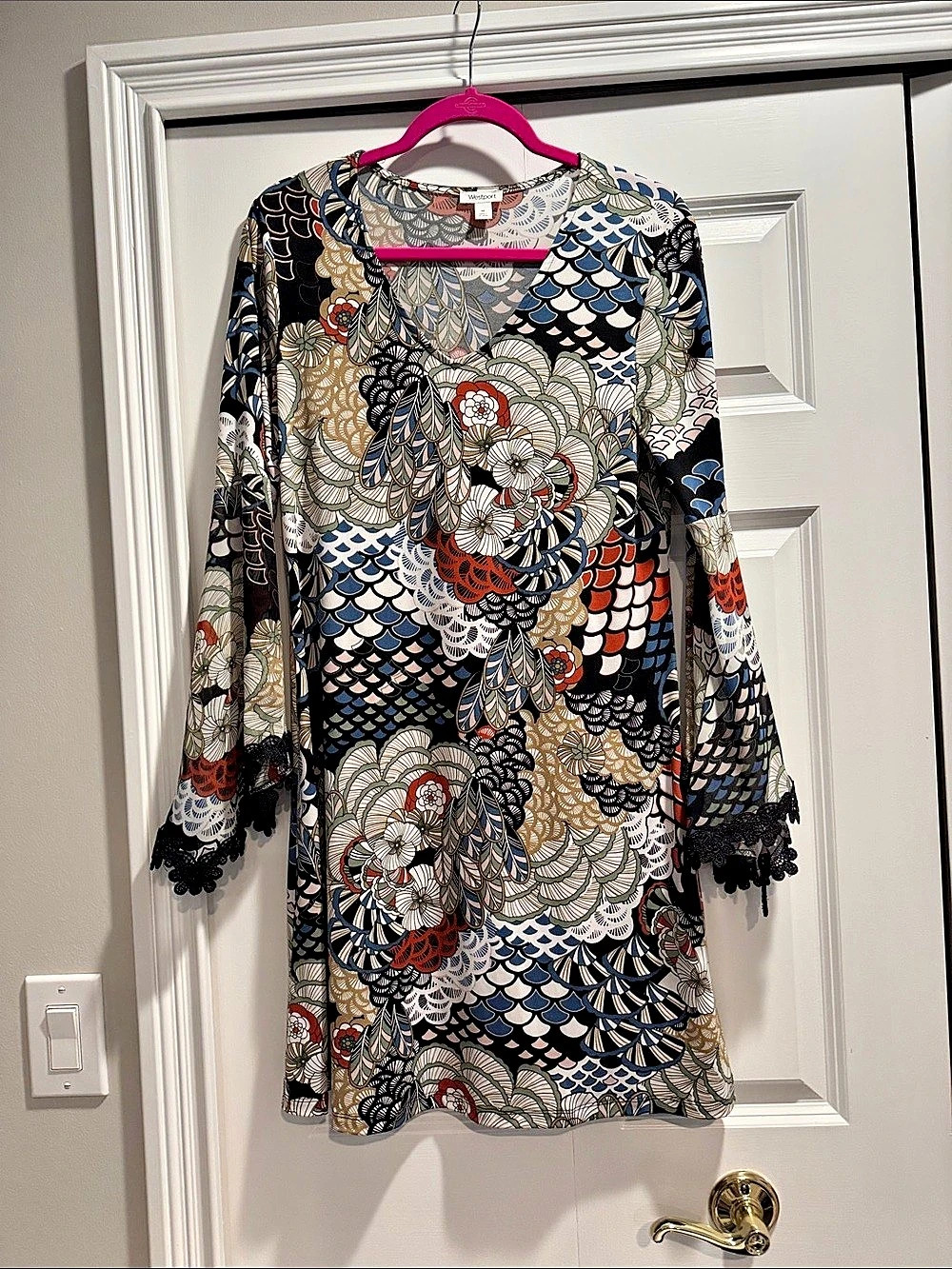 Westport Patterned Dress Size Medium Like New